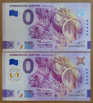 0 euro souvenir bankovky 2025 - Trenčín, Beckov a iné 1 - 3
