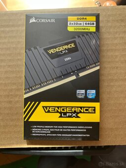 Corsair Vengeance LPX DDR4 64GB (2×32GB) 3200MHz - 3