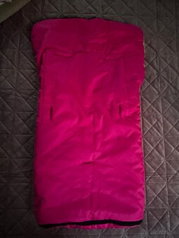 Predám fusák – ružový, teplý, s umelou ovčou vlnou - 3