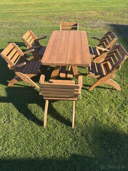 Predám záhradné terasové sedenie 1,6 m - 3