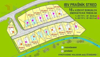 SKVELÁ CENA NOVOSTAVBA 100 M2 BUNGALOV 4+1 TYP 1 S POTOKO - 3
