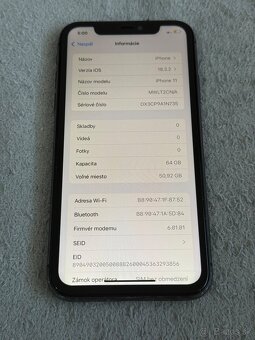 Predám Apple iPhone 11 64GB Black Známky používania na ráme - 3
