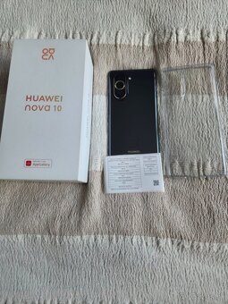 Huawei Nova 10 8/128gb čierny v top stave komplet balenie - 3