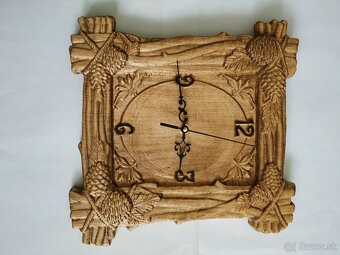 Nástenné hodiny z lipového dreva - 3
