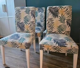 IKEA jedalensky rozkladaci stôl biely plus 6xstolička IKEA - 3