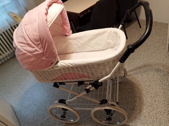 Retro prútený kočík - 3