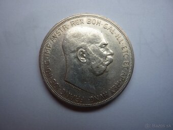 R-U vzácnejšia 5 koruna 1909 Schwartz vo veľmi peknom stave - 3