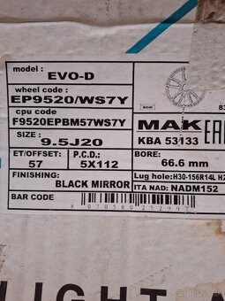 Predam sadu novych diskov 5x112 - 3