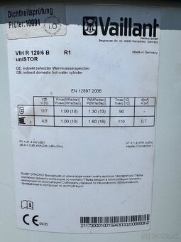 Vaillant VIH R 120/6 B, zásobník teplej vody - 3