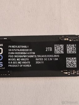 Predám Samsung SSD 990 EVO Plus M.2 2TB - 3