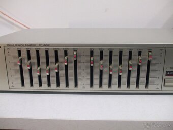 2x7 pasmovy striebor. Equalizer TECHNICS SH-Z250 Japan, AE41 - 3