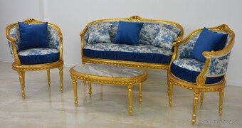 Zámecký salon - sedací souprava - 4 části - 3