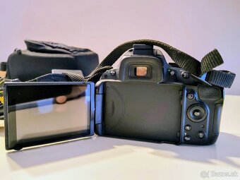 Predám Nikon D5100 s výklopným displejom, objektív, brašňa - 3