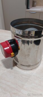 Elektricky ovládaná nerezova klapka 150mm - 3