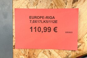 Hliníkový disk Europe - Riga 17 palcov - 3