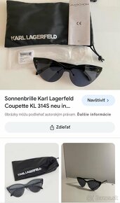 Karl Lagerfeld KL314S 001 BLACK 64/20/140 Women´s Sunglasses - 3