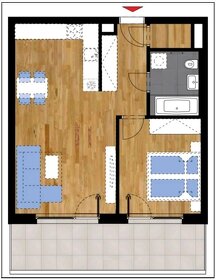 2 izbový byt - 3