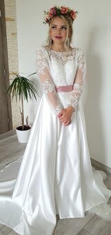 Romantické svadobné šaty-nové - 3