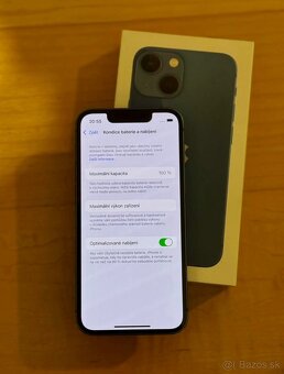 iPhone 13 Mini Blue BATERIE 100% TOP - 3