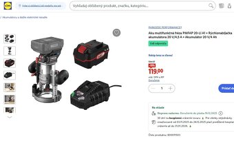 PARKSIDE PERFORMANCE® Aku multi fréza 3 v 1 PMFAP 20-Li A1 - 3