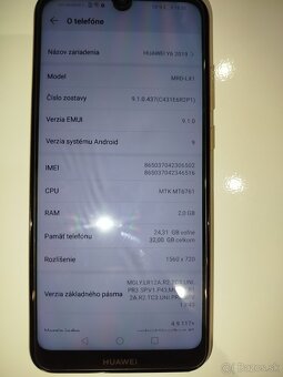 Predám Huawei Y6 2019 - 3
