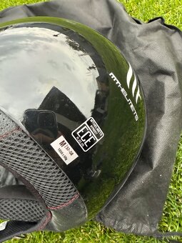 Prilba na motocykel otvorená MT Street čierna - 3