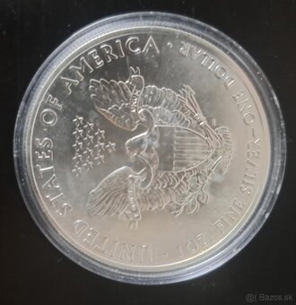Strieborná minca American Eagle - 3