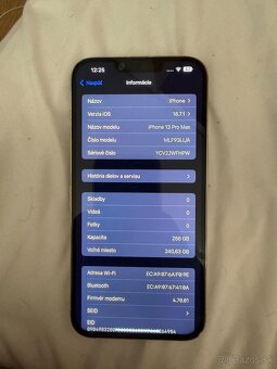 Predám Iphone 13 pro max 256GB silver - 3