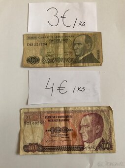 Staré bankovky 1 - 3