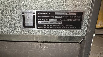 Predam krbove kachle značky Calvi nevyužité aj kominovodom. - 3