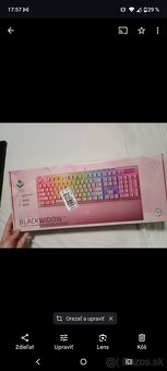 Herná klávesnica Razer Blackwidow V3 ružová (Pink) - 3