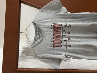 TOMMY HILFIGER originál sive damske tricko M - 3