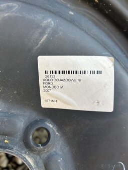 Dojazdove koleso Ford Mondeo MK4 2007 - 3