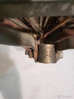 Historická sedačka na bicykel TDV - 3