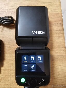 Predám zánovný  blesk Godox V480S Sony pätica ✅️✅️‼️‼️ - 3