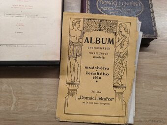 Jenny Springerová: Domáci lekárka I.,II., 1925 + rozkladací - 3