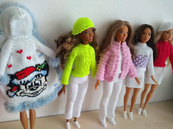 Zimné šaty pre bábiky barbie ken chelsea evi skiper bábo - 3