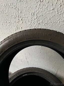 predám letné pneu  215/45 ZR18 93Y - 3