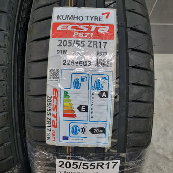 Letné pneumatiky 205/55 R17 KUMHO DOT0620 - 3