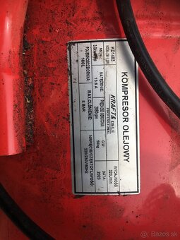Olejovy kompresor 100l - 3