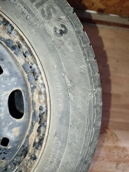 Plechové disky s pneumatikami na fabia 1 165/70 R14 - 3