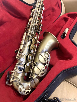 Predám  alt saxofón kópia Selmer- Reference 54 - nádherný zv - 3