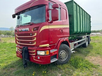 SCANIA R450, euro6, hákový nosič kontajnera - 3