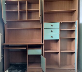 Skrine +písací stolík do detskej izby pre chlapca - 3