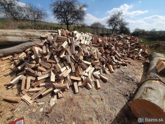 Palivové drevo , metrovica , sypané , štiepane - 3