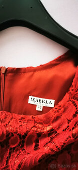 Predám šaty vínovo-červené - 3