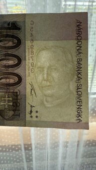 1000 Slovenských korún bankovky 2x - 3