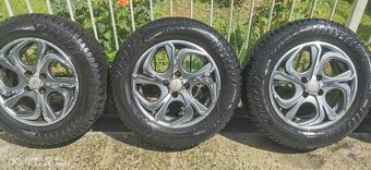 Alu disky RACINGLINE 4x100 R15 + ZIMNE PNEU - 3