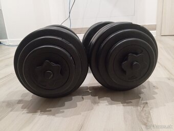 30 kg nastaviteľné jednoručky - 3