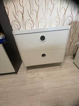 Komoda Ikea Busunge biela - 3